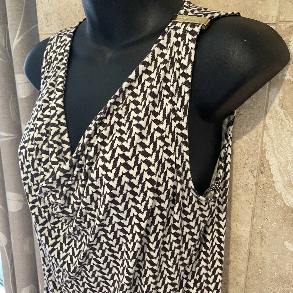 Michael Kors Cowl Neck Sleeveless Blouse Top